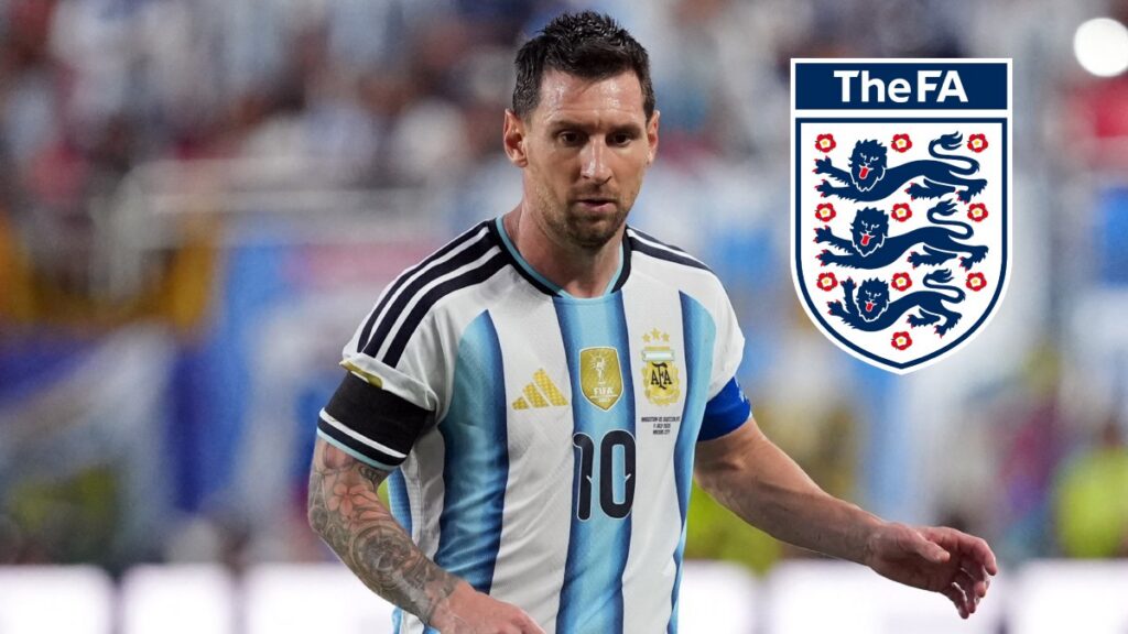 Messi jugará contra Inglaterra por primera vez