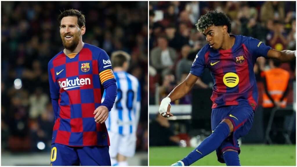 Lamine Yamal vs Messi: el heredero del Barcelona contra su máxima leyenda