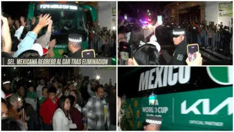 ¡No los dejan solos! La afición recibe a la selección mexicana en el CAR tras derrota ante Inglaterra