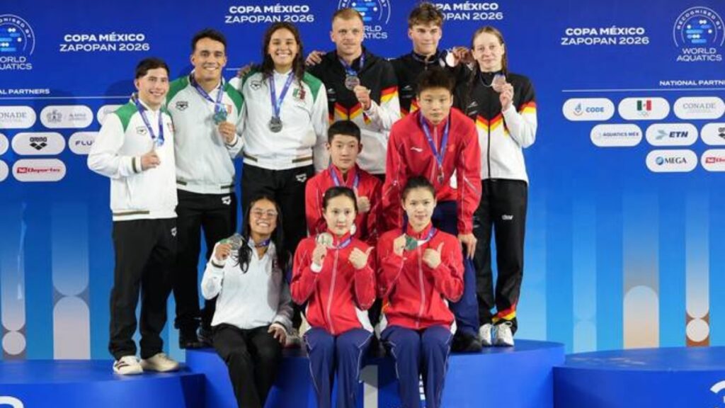 México se lleva la plata por equipos y clasifica a seis finalistas en la Copa México de Clavados 2026