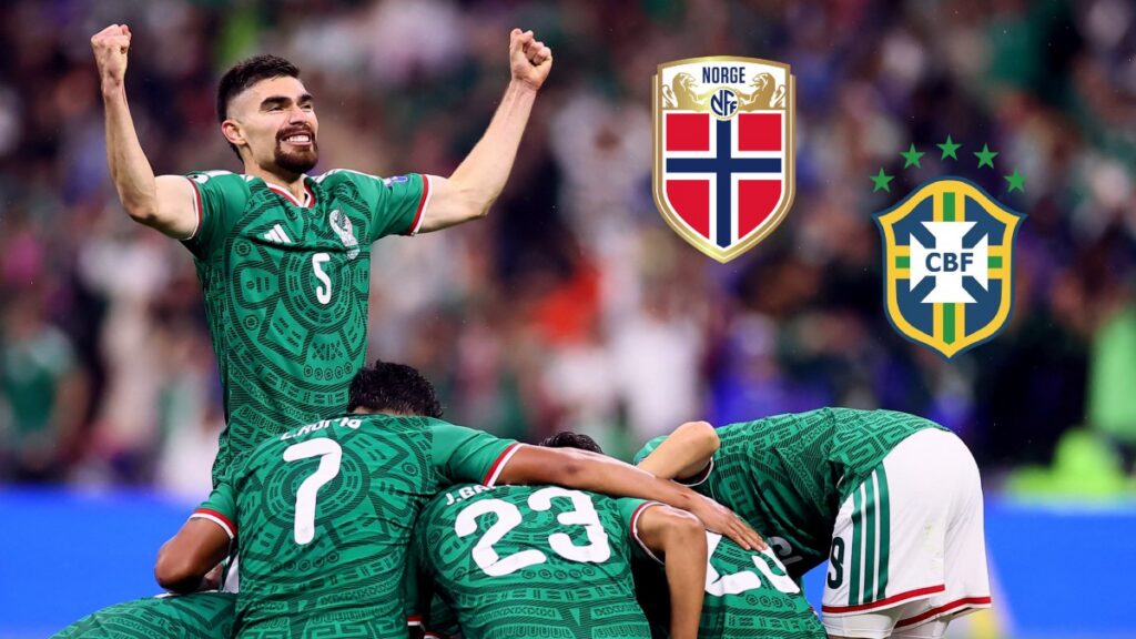 México podría enfrentar a Brasil o Noruega