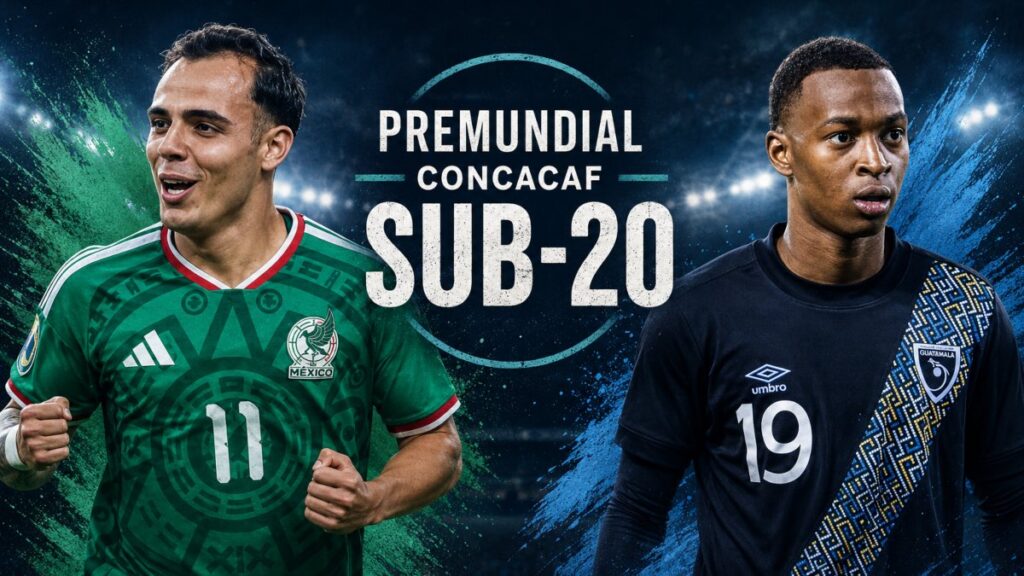 Méxixo vs Guatemala premundial Concacaf sub 20 figuras a seguir