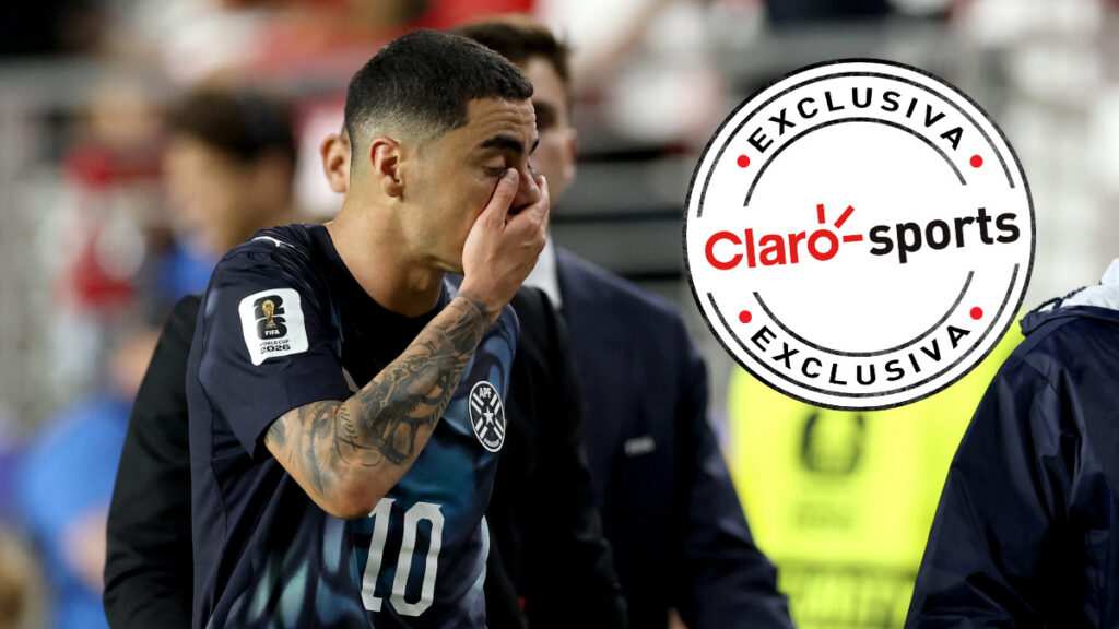 Miguel Almirón, expulsado en el Mundial. - Richard Heathcote, Getty, vía AFP.
