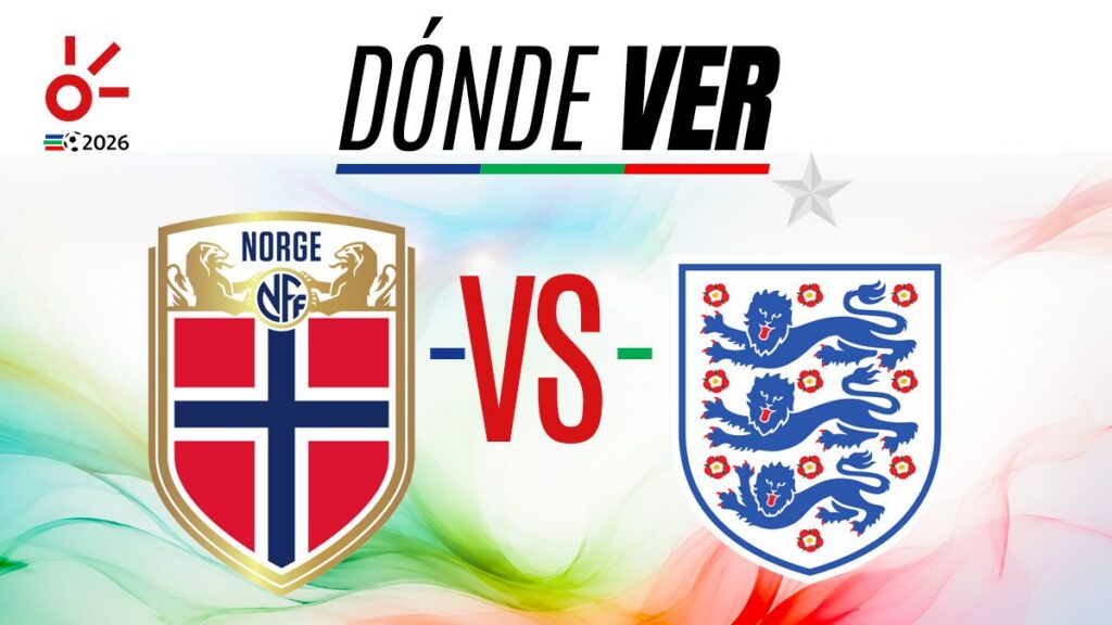 ¿Cuándo juegan Noruega vs Inglaterra y dónde mirar?