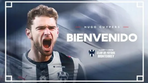 ¡Oficial! Hugo Cuypers llega a Rayados para reforzar el ataque en el Apertura 2026