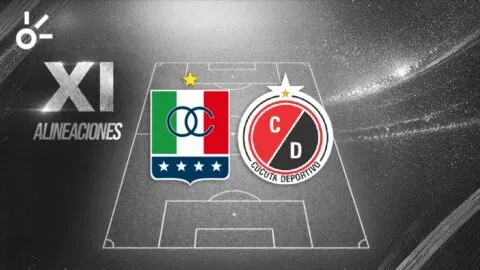 Posibles alineaciones del Once Caldas vs Cúcuta Deportivo por Liga BetPlay Dimayor 2026-II
