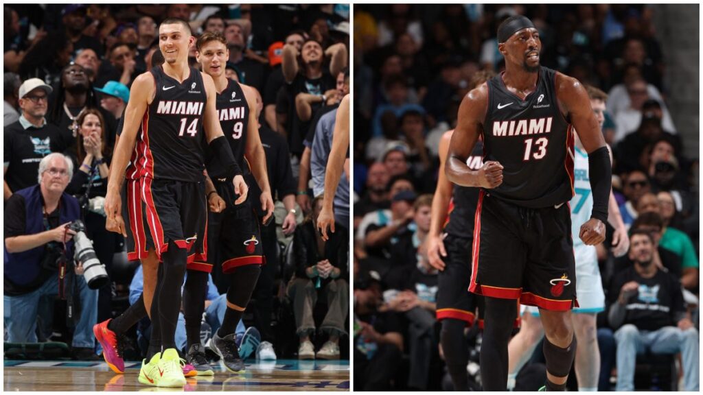 Bam Adebayo y Tyler Herro protagonizan altercado físico tras separación de Heat