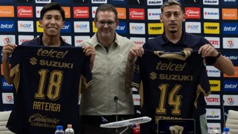 Pumas presenta a Luciano Herrera y Víctor Arteaga; Sancho no descarta más refuerzos