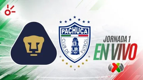 Pumas vs Pachuca en vivo el partido de la jornada 1 de la Liga MX: resultado y goles hoy, Apertura 2026