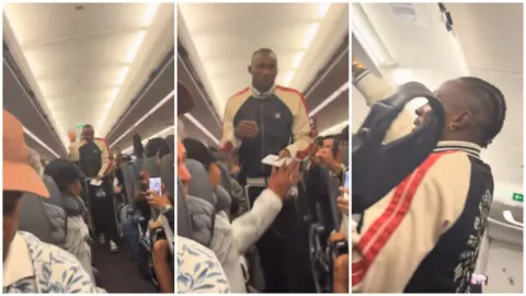 Julián Quiñones recibe ovación en un avión tras firmar un Mundial histórico con México