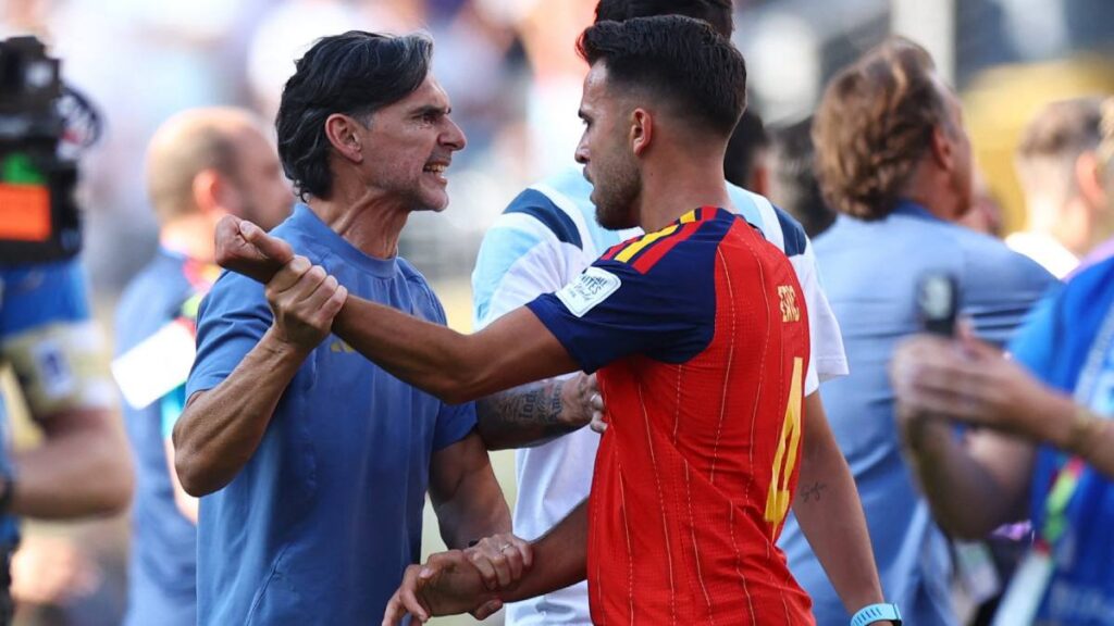 Ratón Ayala agrede a Dani Olmo en la final Argentina vs España del Mundial 2026