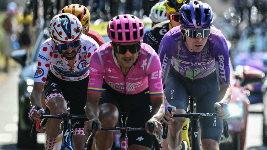 Richard Carapaz en la etapa 18 del Tour de Francia 2026
