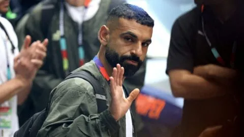 La extraña celebración de Mohamed Salah en Egipto