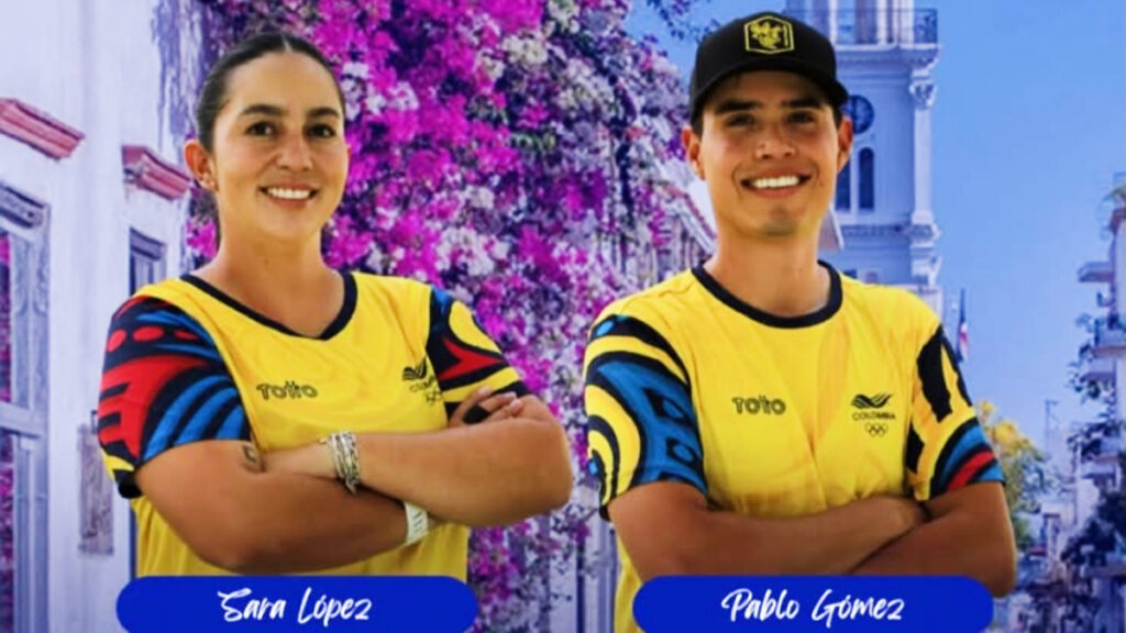 Sara López y Pablo Gómez ganan oro. - Comité Olimpico Colombiano.