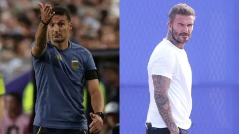Lionel Scaloni vs David Beckham, la rivalidad que encendió aún más a Argentina e Inglaterra