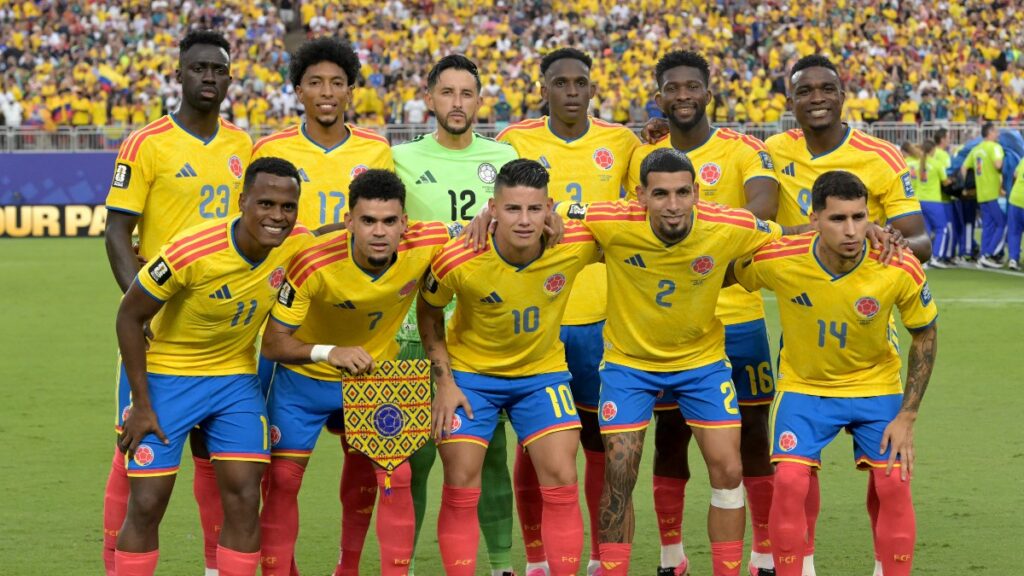 Selección De Colombia en formación