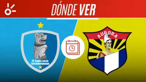 Santa Lucía Cotzumalguapa vs Aurora en vivo: dónde mirar la Supercopa Guatemala 2026