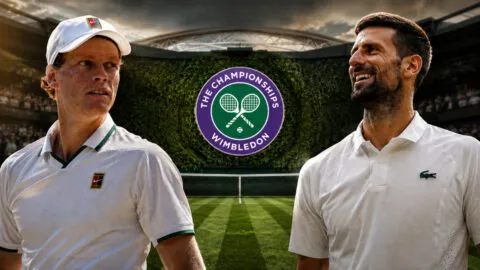 Jannik Sinner y Novak Djokovic, frente a frente por un boleto a la final de Wimbledon