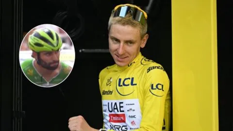 Pogacar se solidariza con Fernando Gaviria: "Espero esté bien, venía haciendo un buen Tour"