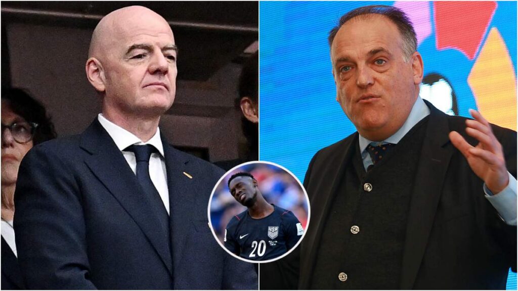 Javier Tebas señaló que el perdón a Folarin Balogun refleja un problema de gobernanza dentro del organismo que encabeza Gianni Infantino