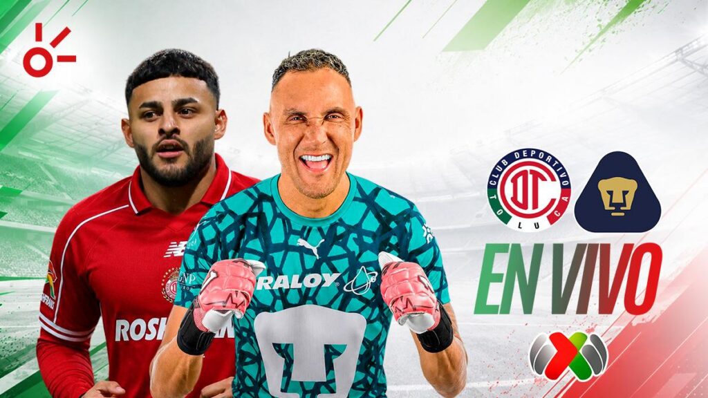 Toluca vs Pumas en vivo el partido de la jornada 2 de la Liga MX: resultado y goles hoy, Apertura 2026
