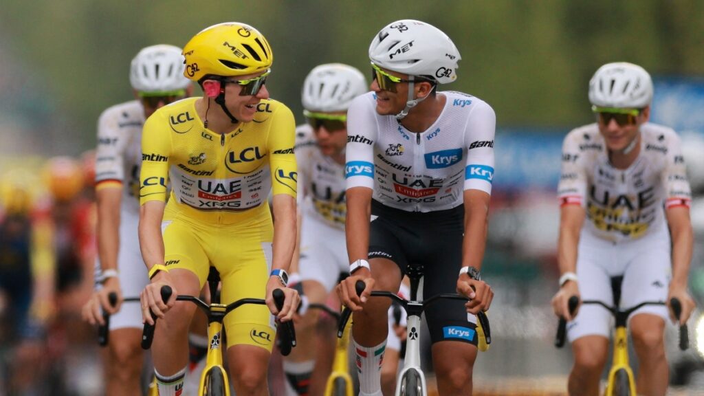Postal de la última etapa del Tour