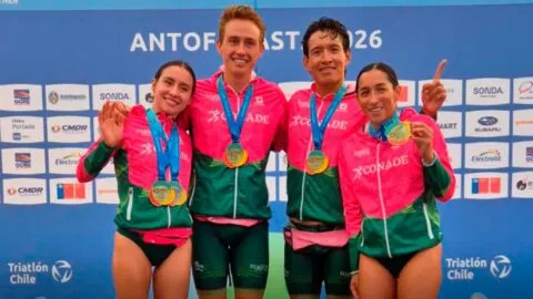La selección mexicana de triatlón conquista medalla de oro en su camino a Los Angeles 2028
