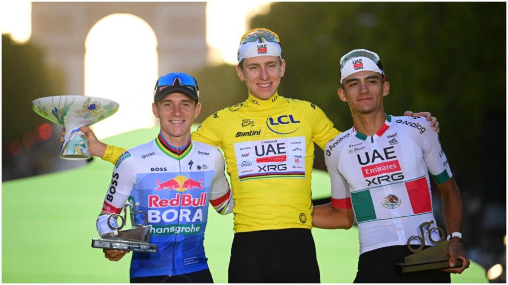 El UAE Team Emirates-XRG festeja el dominio del Tour de Francia 2026 con Tadej Pogacar e Isaac del Toro como grandes protagonistas | Reuters