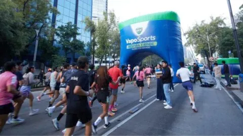 VapoSports convierte la respiración en protagonista durante el Medio Maratón de la Ciudad de México BBVA 2026