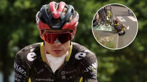 ¡Golpe devastador! Vingegaard abandona el Tour de Francia tras una dura caída; Isaac del Toro, involucrado, pero sigue en la carrera