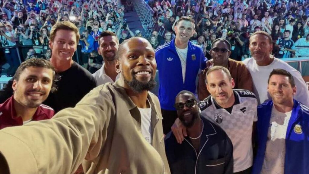 Messi, Brady y Djokovic protagonizan la foto viral del Fanatics Fest