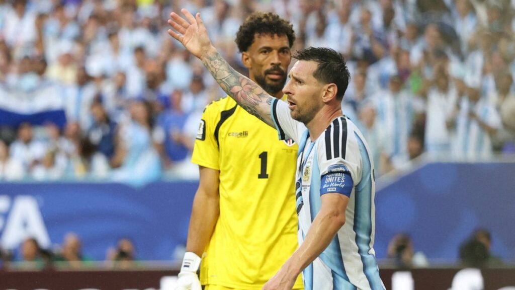 Vozhina y Messi en el Inter de Miami