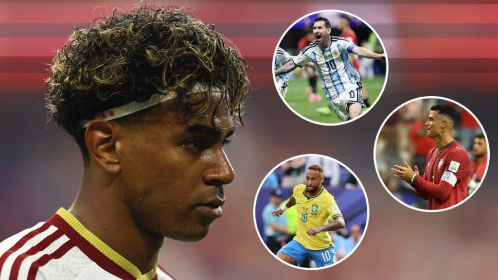 Yamal elogia a Messi, Neymar y Cristiano.