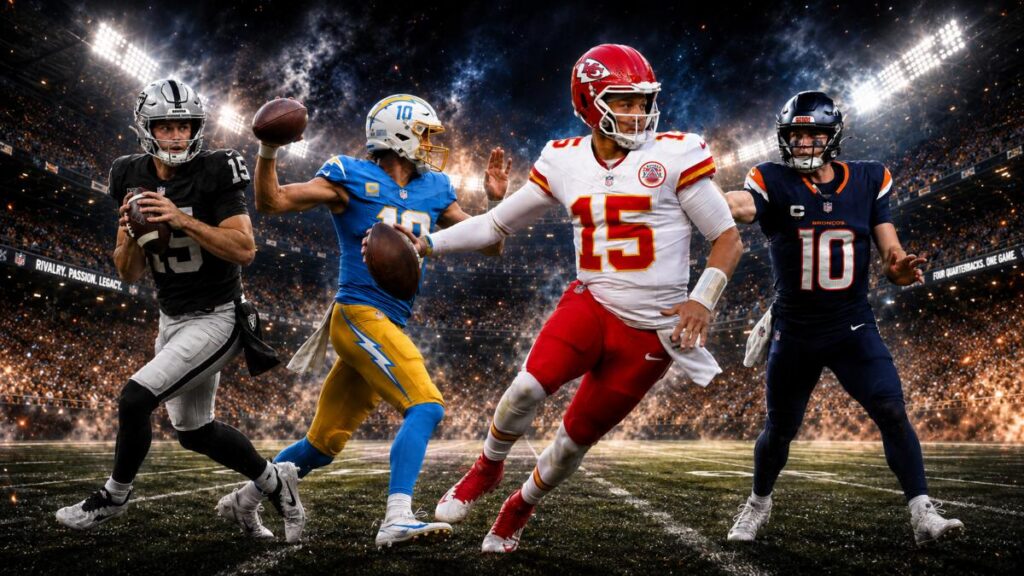 ¿Quién ganará la AFC Oeste? Previa de Chargers, Broncos, Raiders y Chiefs