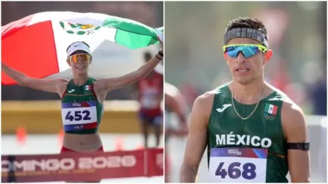 Alegna González y Ricardo Ortiz conquistan el doble oro para México en la marcha de Santo Domingo 2026