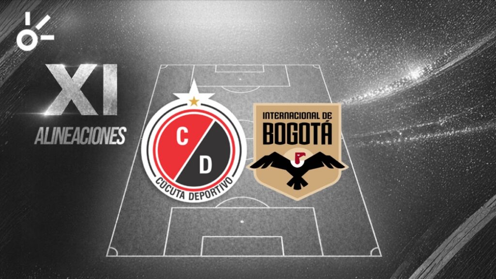 Alineaciones Cúcuta vs Inter de Bogotá por la Liga BetPlay