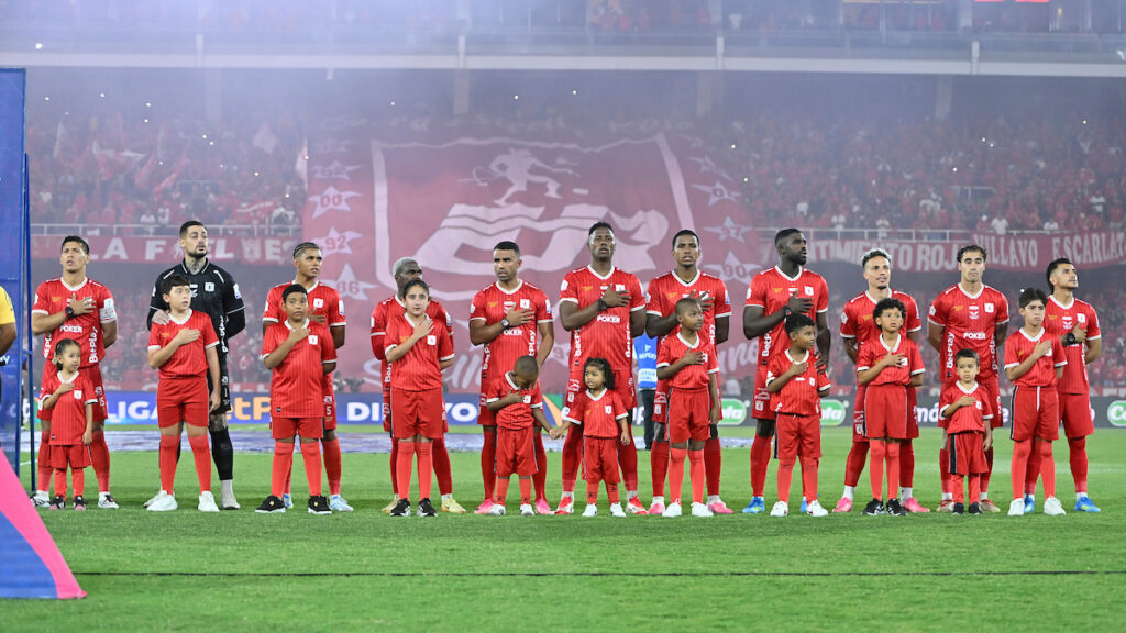 Jugadores de América de Cali. - Vizzor Image.