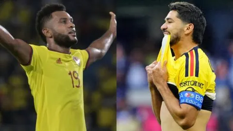 Miguel Borja y Henry Martín tienen la misma edad, pero viven realidades goleadoras diferentes