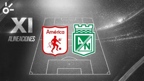 Posibles alineaciones de América de Cali vs Atlético Nacional por Liga BetPlay Dimayor 2026-II