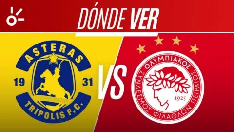 Hormiga González en vivo: horario y dónde ver el Asteras Tripolis vs Olympiacos de la jornada 2 de la Liga de Grecia 2026