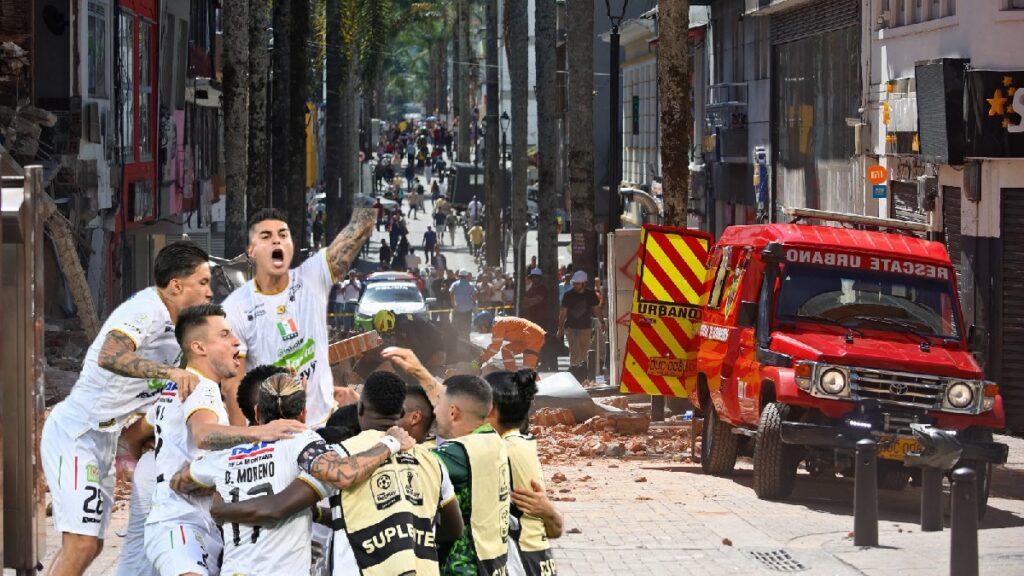 Juan Pablo Patiño y Jefry Zapata salieron a las calles de Manizales para repartir ayudas