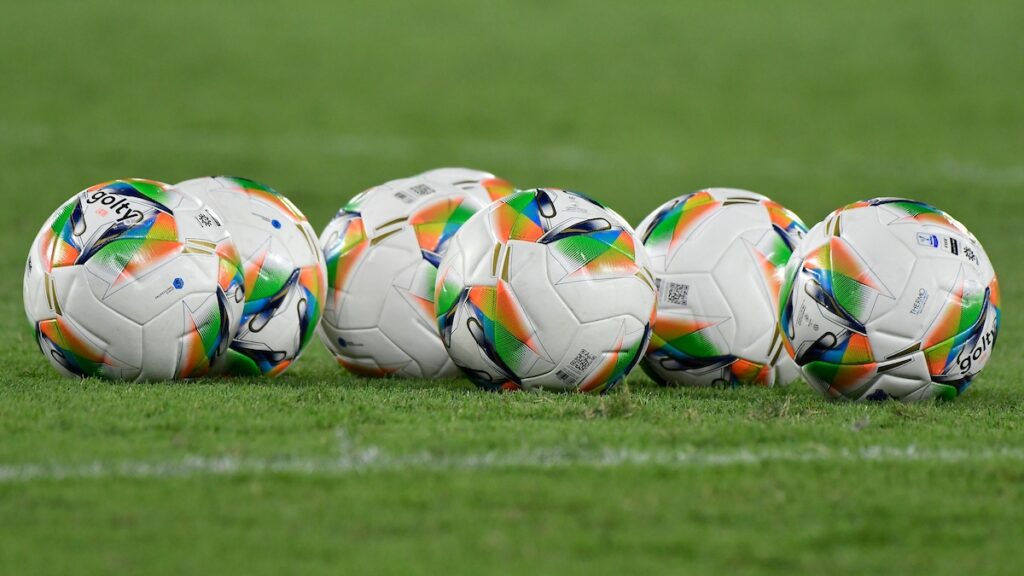 Balones del fútbol colombiano