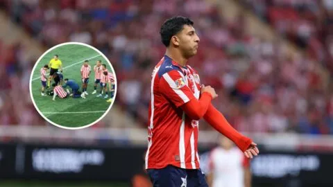Bryan González sale lesionado ante Seattle Sounders y enciende las alarmas en Chivas