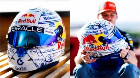 Max Verstappen presenta casco especial para despedir el GP de Países Bajos en Fórmula 1