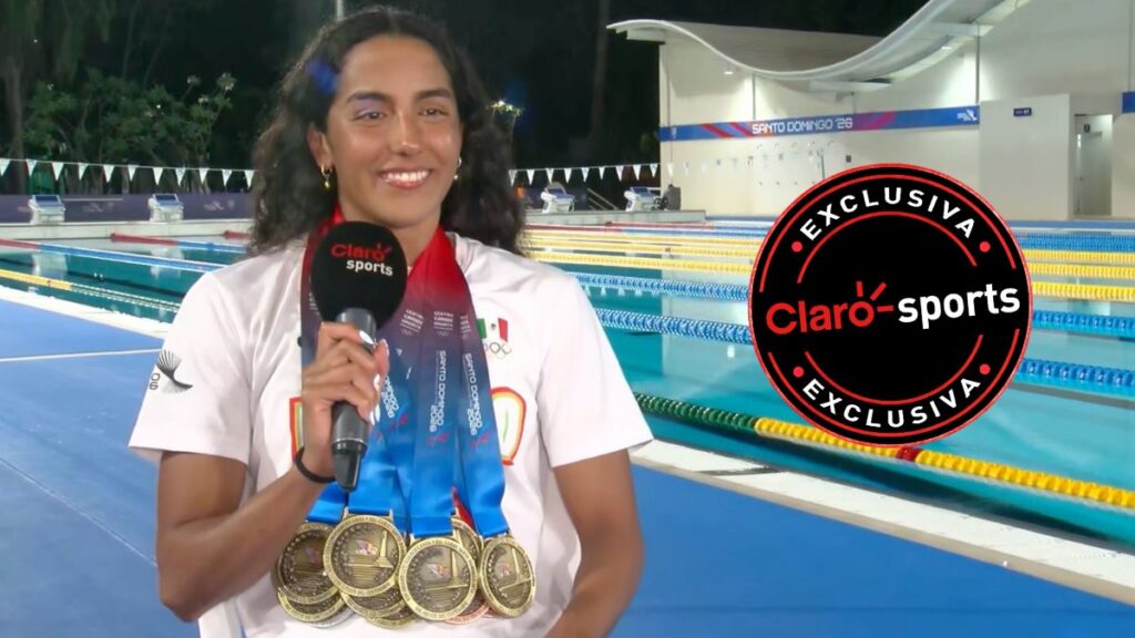 Celia Pulido con sus 11 medallas en Santo Domingo 2026