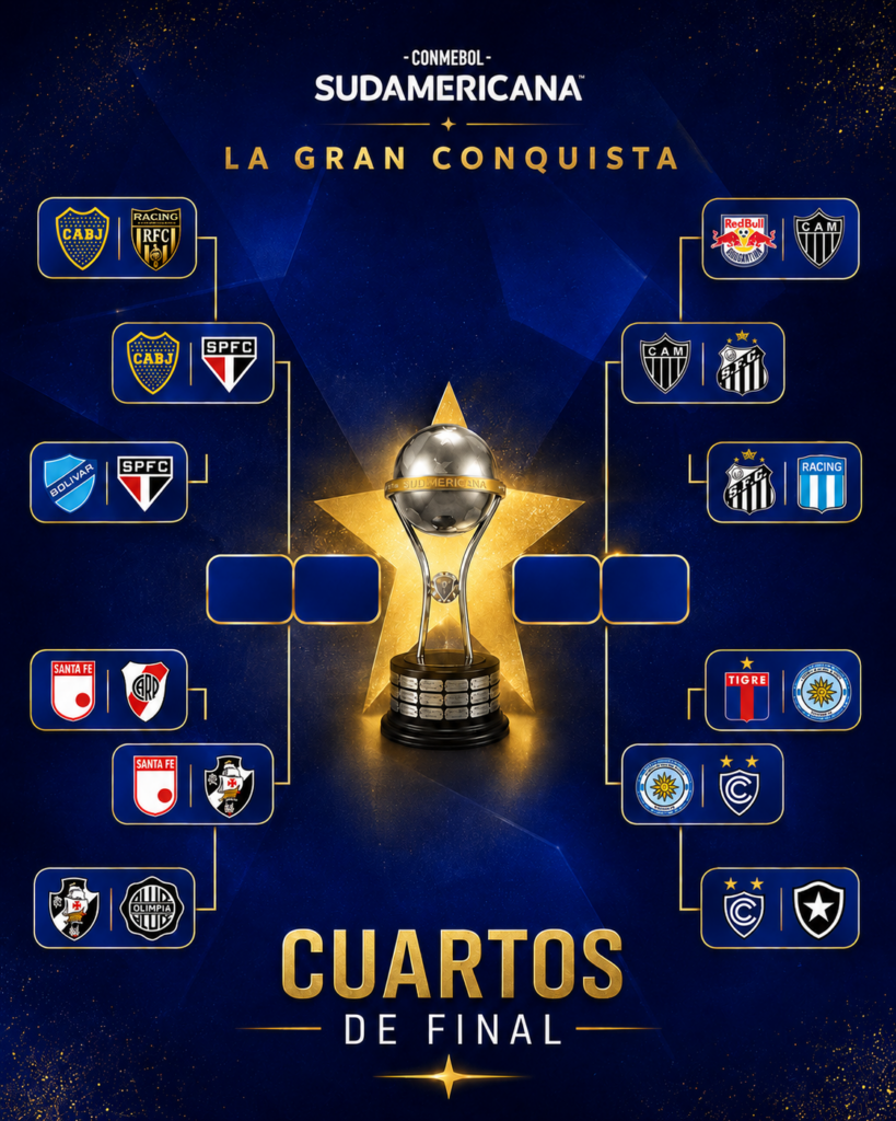 Cuartos de final de la Copa Sudamericana.