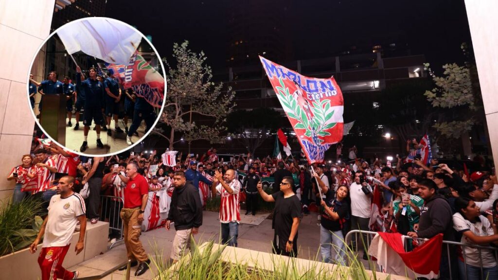 Chivas recibe una serenata rojiblanca antes de debutar en la Leagues Cup.