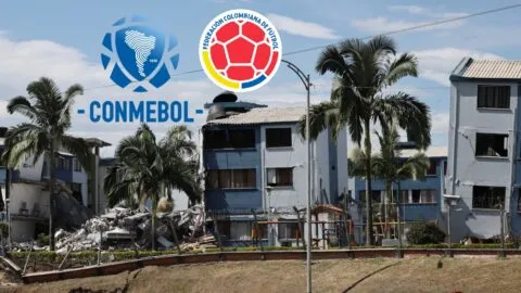 Conmebol y FCF donan un millón de dólares para la reconstrucción tras terremoto en Colombia