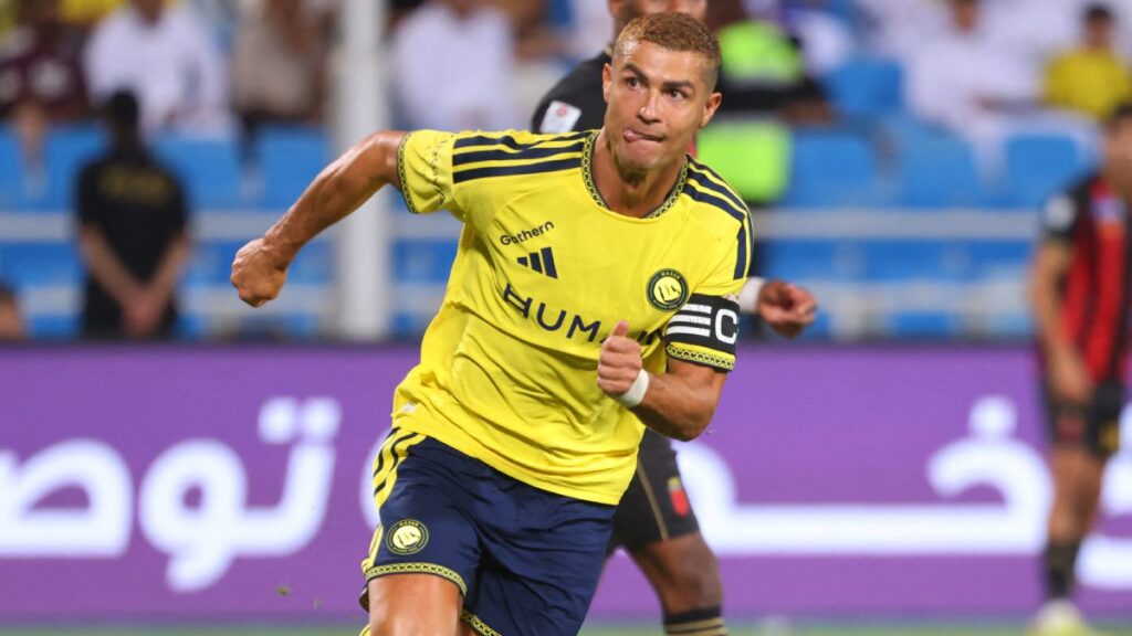 Cristiano Ronaldo debuta en la temporada con gol en el Al Nassr vs Al Riyadh