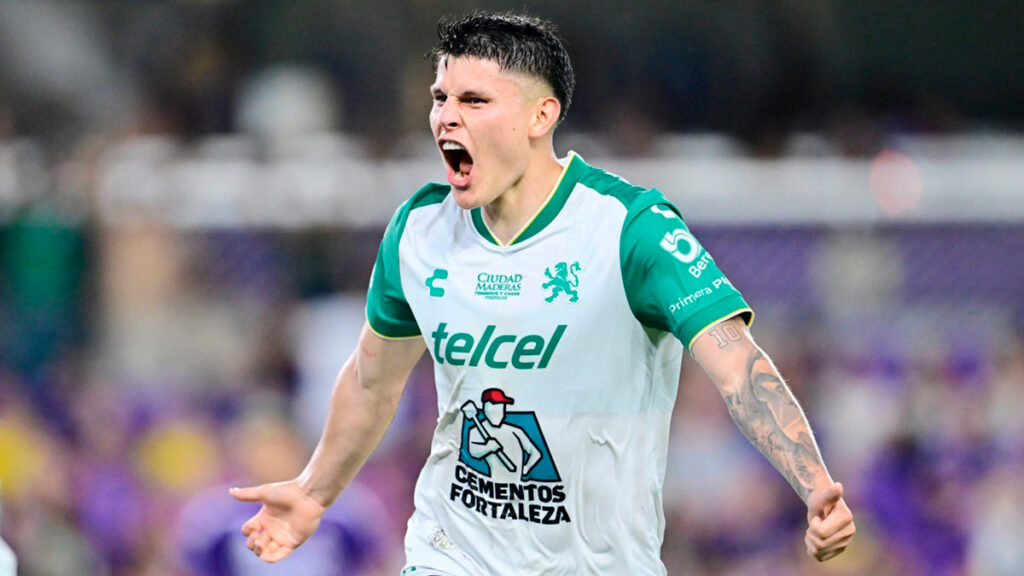 Daniel Arcila, el goleador colombiano del Club León que suma siete goles en sus últimos seis partidos.
